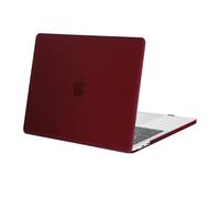MOSISO Coque Compatible avec MacBook Pro 13 Pouces 2026 2025 2024-2016 M2 M1 A2338 A2289 A2251 A2159 A1989 A1706 A1708 avec/sans Touch Bar, Étui de Protection Plastique Case Rigide,Marsala Rouge