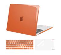 MOSISO Coque Compatible avec MacBook Pro 13 Pouces 2026 2025 2024-2016 M2 M1 A2338 A2289 A2251 A2159 A1989 A1706 A1708, Étui Rigide en Plastique&Protection Clavier&Protecteur D'écran,Rouge Cerise