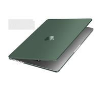 MOSISO Coque Compatible avec MacBook Pro 16 Pouces M5 M4 M3 M2 M1 2026-2021 | Couleur Assortie à l'Ordinateur,Antitrace Coque&Film Clavier Pour Mac Pro 16 A3429 A3428 A3403 A3186,Vert Émeraude
