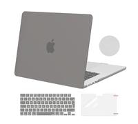 MOSISO Coque pour MacBook Air 15 Pouces M5 M4 M3 M2,Gris