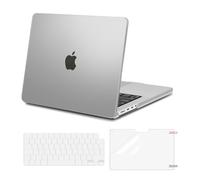 MOSISO Coque Ultra-Mince 3-en-1 Compatible avec MacBook Pro 14 Pouces 2026-2021 M5 M4 M3 M2 M1 A3434 A3112 A3185 A2918 A2442 - Coque Rigide &Clavier&Protecteur D'écran,Givré