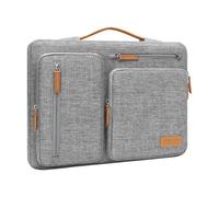 MOSISO Housse de Tablette pour iPad Pro 11 M4&iPad Air M2 2024,iPad Pro 11 M2 M1,iPad 9/8/7 10.2,iPad Air 5/4 10.9,Galaxy Tab 11,Sac Ouverture latérale avec 4 Poches zippées,Gris