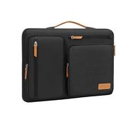 MOSISO Housse de Tablette pour iPad Pro 11 M4&iPad Air M2 2024,iPad Pro 11 M2 M1,iPad 9/8/7 10.2,iPad Air 5/4 10.9,Galaxy Tab 11,Sac Ouverture latérale avec 4 Poches zippées,Noir