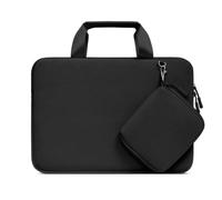 MOSISO Housse Ordinateur 14 Pouces avec Petite Valise Détachable | Compatible avec MacBook HP Lenovo Dell ASUS Acer,Neoprene Sac Porte-Documents,Noir