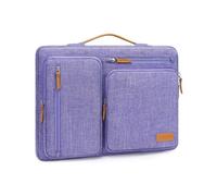 MOSISO Housse Ordinateur 15 Pouces Compatible avec MacBook Air 15 Pouces M5 M4 M3 M2 2026-2023, Dell XPS Plus,Sac Ouvert Latérale avec 4 Poches Zippées&Poignée,Violet