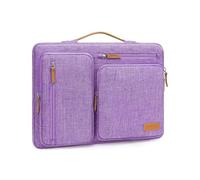 MOSISO Housse Ordinateur 15 Pouces Compatible avec MacBook Air 15 Pouces M5 M4 M3 M2 2026-2023, Dell XPS Plus,Sac Ouvert Latérale avec 4 Poches Zippées&Poignée,Lilas