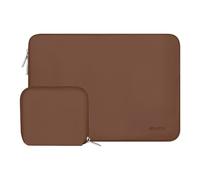 MOSISO Housse Ordinateur 16 Pouces avec Pochette,Brun Caramel | Sac de Transport Néoprène Résistant aux Rayures Compatible avec MacBook MacBook Pro 16/HP/Acer 15,6