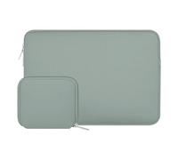 MOSISO Housse Ordinateur 16 Pouces avec Pochette,Vert Antique | Sac de Transport Néoprène Résistant aux Rayures Compatible avec MacBook MacBook Pro 16/HP/Acer 15,6