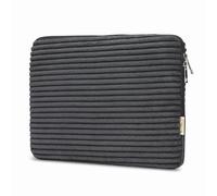 MOSISO Housse Ordinateur Peluche Compatible avec MacBook Air/Pro,13-13,3 Notebook,Compatible avec MacBook Pro 14 Pouces M3 M2 M1,Pochette de Transport Touffu Sac avec Poche Interne,Gris Fumée