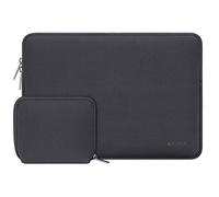 MOSISO Housse Ordinateur Portable 13-13,3 Pouces Compatible avec MacBook Air/Pro 13/Pro 14 M5 M4 M3 M2 M1, HP Dell ASUS Lenovo,Laptop Sleeve Néoprène Sac avec Petite Pochette,Espace Gris