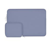 MOSISO Housse Ordinateur Portable 13-13,3 Pouces Compatible avec MacBook Air/Pro 13/Pro 14 M5 M4 M3 M2 M1, HP Dell ASUS Lenovo,Laptop Sleeve Néoprène Sac avec Petite Pochette,Gris Lavande