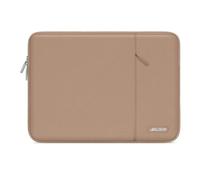 MOSISO Housse Ordinateur Portable 13,3 Pouces avec Poche,Brun Bronze | 13,3 Pouces Laptop Sleeve Polyester Verticale Sac Compatible avec MacBook Air 13/Pro 13/14,HP Dell ASUS Lenovo