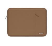 MOSISO Housse Ordinateur Portable 13,3 Pouces,Compatible avec MacBook Air/Pro 13 / Pro 14, HP Dell ASUS Lenovo Notebook,13-13.3" Laptop Sleeve Polyester Verticale Sac avec Poche,Moka