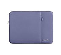 MOSISO Housse Ordinateur Portable 13,3 Pouces,Compatible avec MacBook Air/Pro 13 / Pro 14, HP Dell ASUS Lenovo Notebook,13-13.3" Laptop Sleeve Polyester Verticale Sac avec Poche,Gris Lavande