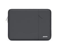 MOSISO Housse Ordinateur Portable 13,3 Pouces,Compatible avec MacBook Air/Pro 13/Pro 14 M5 M4 M3 M2 M1,HP Dell ASUS Lenovo,13-13,3" Laptop Sleeve Polyester Verticale Sac avec Poche,Gris Aube