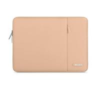 MOSISO Housse Ordinateur Portable 13,3 Pouces,Compatible avec MacBook Air/Pro 13/Pro 14 M5 M4 M3 M2 M1,HP Dell ASUS Lenovo,13-13,3" Laptop Sleeve Polyester Verticale Sac avec Poche,Orange Pastel