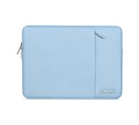 MOSISO Housse Ordinateur Portable 13,3 Pouces,Compatible avec MacBook Air/Pro 13/Pro 14 M5 M4 M3 M2 M1,HP Dell ASUS Lenovo,13-13,3" Laptop Sleeve Polyester Verticale Sac avec Poche,Airy Bleu