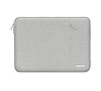 MOSISO Housse Ordinateur Portable 13,3 Pouces,Compatible avec MacBook Air/Pro 13/Pro 14 M5 M4 M3 M2 M1,HP Dell ASUS Lenovo,13-13,3" Laptop Sleeve Polyester Verticale Sac avec Poche,Gris