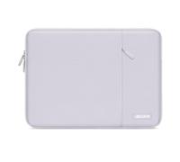 MOSISO Housse Ordinateur Portable 13,3 Pouces,Compatible avec MacBook Air/Pro 13/Pro 14 M5 M4 M3 M2 M1,HP Dell ASUS Lenovo,13-13,3" Laptop Sleeve Polyester Verticale Sac avec Poche,Lilas Poussiéreux