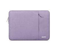 MOSISO Housse Ordinateur Portable 14 Pouces avec Poche,Pourpre | 14 Pouces Laptop Sleeve Polyester Verticale Sac Compatible avec HP Lenovo Dell ASUS Acer, HP Stream, Dell Latitude