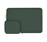 MOSISO Housse Ordinateur Portable 14 Pouces,Compatible avec HP Lenovo Dell ASUS Acer 14 Pouces,HP Stream 14,Dell Latitude 14,Laptop Sleeve Néoprène Sac avec Petite Pochette,Vert Minuit