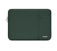 MOSISO Housse Ordinateur Portable 14 Pouces, Compatible avec HP Lenovo Dell ASUS Acer, HP Stream, Dell Latitude, Lenovo IdeaPad,Laptop Sleeve Polyester Verticale Sac avec Poche,Vert Minuit