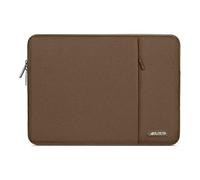 MOSISO Housse Ordinateur Portable 14 Pouces, Compatible avec HP Lenovo Dell ASUS Acer, HP Stream, Dell Latitude, Lenovo IdeaPad,Laptop Sleeve Polyester Verticale Sac avec Poche,Marron Clair