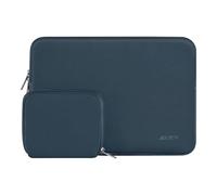 MOSISO Housse Ordinateur Portable 16 Pouces,Compatible avec MacBook Pro 16,HP Acer Dell Lenovo ASUS,15-15,6 Pouces Laptop Sleeve Néoprène Sac avec Petite Pochette,Brume Bleu