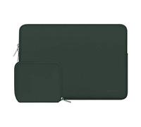 MOSISO Housse Ordinateur Portable 16 Pouces,Compatible avec MacBook Pro 16,HP Acer Dell Lenovo ASUS,15-15,6 Pouces Laptop Sleeve Néoprène Sac avec Petite Pochette,Vert Minuit