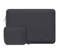 MOSISO Housse Ordinateur Portable 16 Pouces,Compatible avec MacBook Pro 16 M5 M4 M3 M2 M1,HP Acer Dell Lenovo ASUS,15-15,6 Pouces Laptop Sleeve Néoprène Sac avec Petite Pochette,Espace Gris