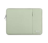 MOSISO Housse Ordinateur Portable Compatible avec HP Lenovo Dell ASUS Acer 14,HP Stream 14, Dell Latitude 14,Lenovo IdeaPad 14,ASUS ZenBook 14,étui Vertical en Polyester avec Poche,Sage Vert