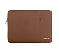 MOSISO Housse Ordinateur Portable Compatible avec HP Lenovo Dell ASUS Acer 14,HP Stream 14, Dell Latitude 14,Lenovo IdeaPad 14,ASUS ZenBook 14,étui Vertical en Polyester avec Poche,Brun Caramel