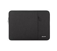 MOSISO Housse Ordinateur Portable,Compatible avec MacBook Air 11, 11,6-12,3" Acer Chromebook R11/HP Stream/Samsung/Surface Pro X/7/6/5/4/3X,Laptop Sleeve Polyester Verticale Sac avec Poche,Noir