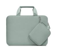 MOSISO Housse Ordinateur Portable Compatible avec MacBook Pro 16, HP Acer Dell Lenovo ASUS,15-15,6" Notebook,Neoprene Sac Porte-Documents avec Petite Valise Détachable,Vert Antique