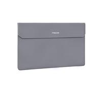MOSISO Housse pour Moniteurs Portable 16,1 Pouces,Sac D'affichage pour Ordinateur Portable avec Poche Avant,Étui en Cuir PU pour Moniteur de Voyage 15,6-16,1 Pouces,Noir