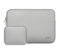 MOSISO Housse pour Ordinateur Portable 13-13,3 Pouces Compatible avec MacBook Air/Pro 13/Pro 14, HP, Dell, ASUS, Lenovo, Laptop Sleeve Néoprène Sac avec Petite Pochette,Gris