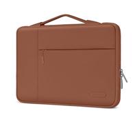 MOSISO Housse pour Ordinateur Portable 13,3 Pouces avec Poignée,Compatible avec MacBook Air 13" M3 M2 M1 (2025-2018)&Pro 13" M2 M1 (2025-2016),Sacoche Multifonction en Polyester,Brun Caramel