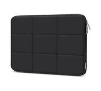 MOSISO Pochette Tablette Compatible avec iPad Pro M4 11&iPad Air M2 11 2024,iPad Pro 11 M2 M1,iPad 10th&Air 5/4 10.9,iPad 9/8/7 10.2,Galaxy Tab 11,Puffy Housse Rectangle Matelassé de Transport,Noir