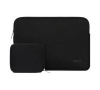 MOSISO Pochette Tablette Compatible avec iPad Pro M4 11&iPad Air M2 11 2024,iPad Pro 11 M2 M1,iPad 10th&Air 5/4 10.9,iPad 9/8/7 10.2,Galaxy Tab 11,Housse de Transport Néoprène avec Petit Sac,Noir