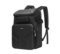 MOSISO Sac à Dos pour Appareil Photo, DSLR/SLR/sans Miroir Photographie Étanche 17,3 Pouces Sac avec Face Coquille Dure&Support Trépied&Housse Pluie Compatible avec Canon/Nikon/Sony, Espace Gris
