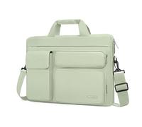 MOSISO Sacoche Ordinateur Portable 13,3 Pouces,Compatible avec MacBook Air/Pro 13/Pro 14, HP Dell ASUS,13-13,3" Notebook avec 2 Surélevé&1 Rabat&1 Poche Horizontale&Poignée&Ceinture,Sage Vert