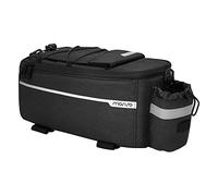 MOSISO Vélo Étagère Sac, Étanche Vélo Tronc Glacière Sacoche Isolé Vélo Sac de Vélo Siège Arrière Vélo Siège Arrière Rangement Cargaison Bagage Selle Sac à Bandoulière, Noir