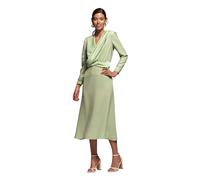 Moskada - Robe Verte Avril - 46- Style Midi Élégant - Femme - Robes - Vert - Taille: 44 FR