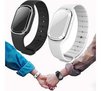 MoskitoPro Bracelet,Mosquito Repellent Bracelet | Ultrasonic Anti-Mosquito Wristband Electronic Repeller Bands Watch Pest Control Insect Guards USB Charging/Waterproof for Children and Adults (2pcs)