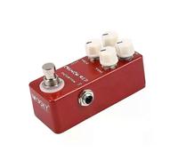 Mosky Mini Pédale d'Effet Guitare Mini Crunch Red Distorsion Pédale Guitare True Bypass Full Metal Shell