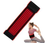 MOSLIGHTING Ceinture de thérapie par lumière rouge, appareil rechargeable sans fil avec 4 modes, panneau LED pour la récupération musculaire, soulagement des articulations, appareil de luminothérapie