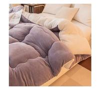 Mosnesrt Couette en Velours d'agneau en Hiver, Couette Double Chaude Gonflant Édredon, Douce et Luxueuse, Convient pour La Couette en Polaire d'agneau King Size d'automne Et d'hiver,220x240cm