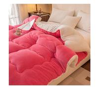 Mosnesrt Couette en Velours d'agneau en Hiver, Couette Double Chaude Gonflant Édredon, Douce et Luxueuse, Convient pour La Couette en Polaire d'agneau King Size d'automne Et d'hiver,220x240cm