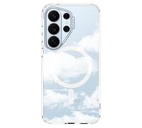 MOSNOVO Coque pour Samsung Galaxy S26 Ultra, Coque Transparente Compatible avec MagSafe, Protection Antichoc Militaire 6,6 ft, Coque Magnétique de Protection,Nuage