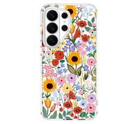 MOSNOVO Coque pour Samsung Galaxy S26 Ultra, Coque Transparente Compatible avec MagSafe, Protection Antichoc Militaire 6,6 ft, Coque Magnétique de Protection,Éclosion et Floraison
